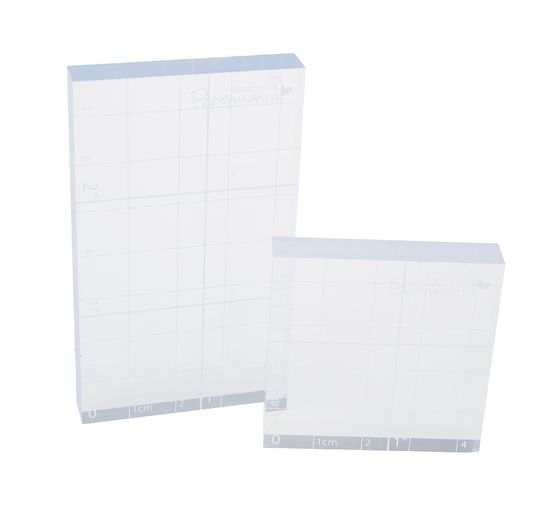 Bloc acrylique pour tampon, 2 pc.