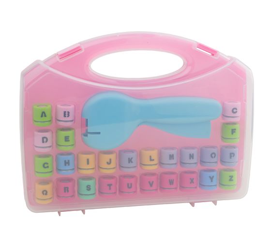 Pince à estamper VBS « Lettres » , 26 perforatrice à motif