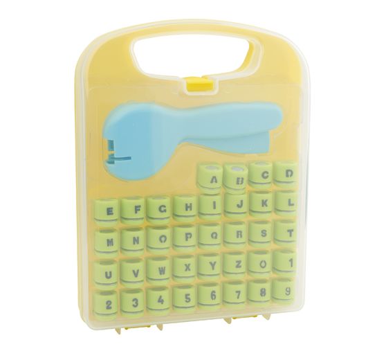 Pince à estamper VBS « Lettres & Chiffres », 36 perforatrice à motif