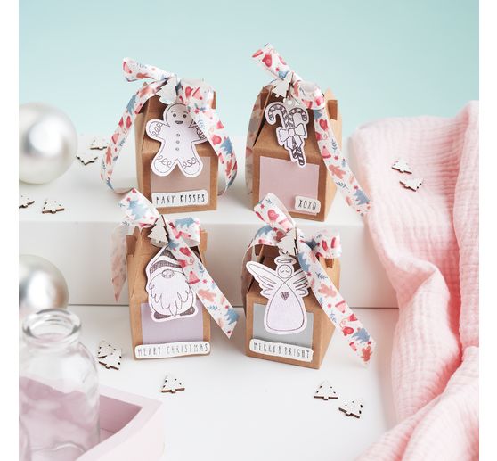 Satin ribbon "Winter Wonderland"