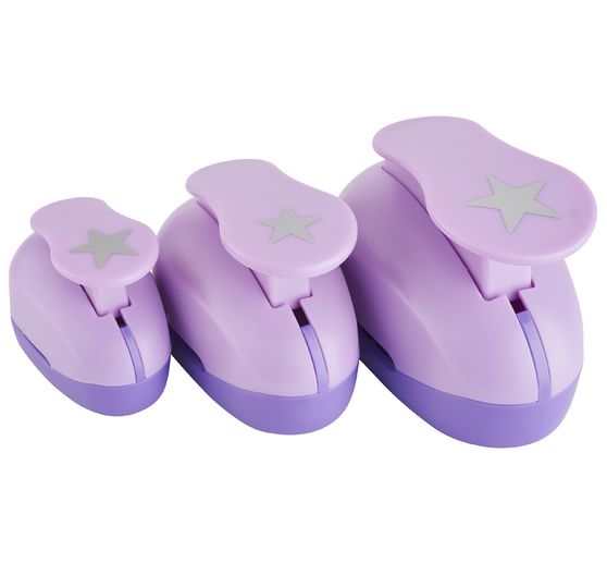VBS Craft punch "Stars", set of 3