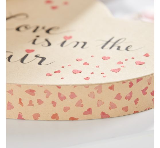 Papier cartonné à motifs vintage « Cœurs dansants »