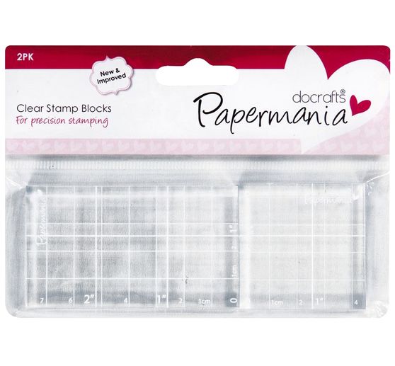 Bloc acrylique pour tampon, 2 pc.