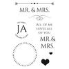 Tampons Clear Stamps "Mr. & Mrs.