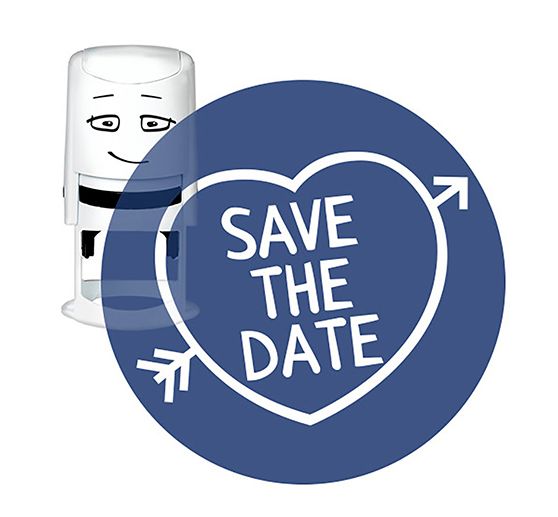 Motif de tampon NIO « SAVE THE DATE »