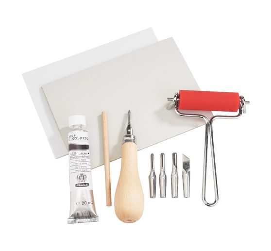 Set de linogravure