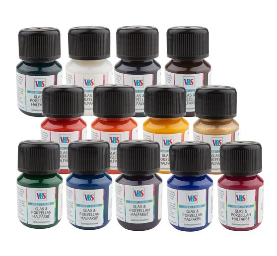 Peinture pour porcelaine & verre VBS, 30 ml