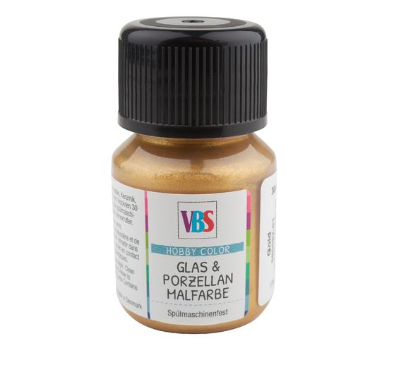 Peinture pour porcelaine & verre VBS, 30 ml