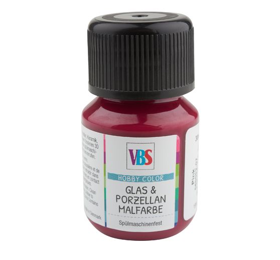 Peinture pour porcelaine & verre VBS, 30 ml
