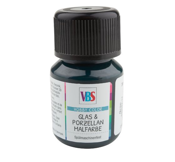 Peinture pour porcelaine & verre VBS, 30 ml