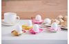 Coquetiers plats VBS, porcelaine, 12 pc.