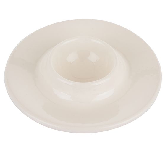 Coquetiers plats, porcelaine, 12 pc.