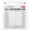 Pastilles velours crochet, adhésives, 16 mm, 24 pc. Blanc