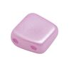 Glass bead "Square", 35 pieces Lilac