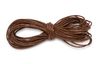 Cordon en coton, ciré, Ø 1 mm, 5 m