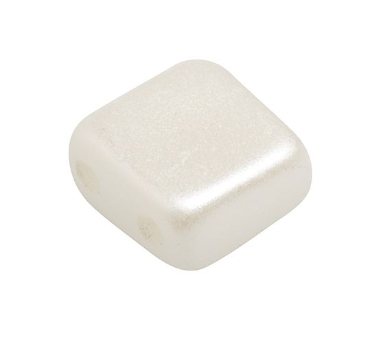 Perles en verre à 2 trous « 2 Hole Square Deluxes », 6 mm, 35 pc.