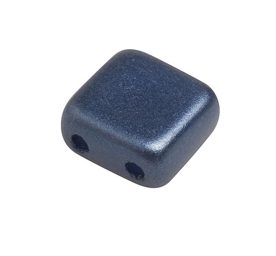 Perles en verre à 2 trous « 2 Hole Square Deluxes », 6 mm, 35 pc.