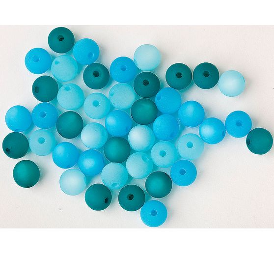 Mélange de perles polaris, 8 mm, 45 pc.