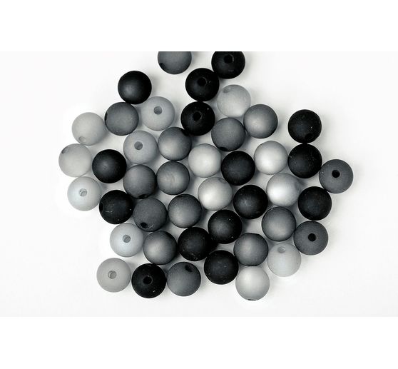 Mélange de perles polaris, 8 mm, 45 pc.