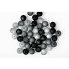 Mélange de perles polaris, 8 mm, 45 pc. Noir