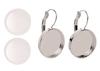 Dormeuses cabochons, 2 pc.