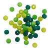 Mélange de perles polaris, 6 mm, 45 pc. Vert