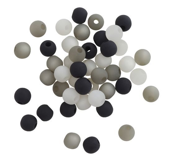 Mélange de perles polaris, 6 mm, 45 pc.