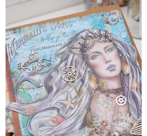 Motifs découpés au laser « Songs of the Sea – Sirène »