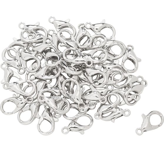 Fermoirs mousquetons VBS « 12 mm », 50 pc.