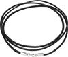Collier Frame en coton, Noir, env. 70 cm