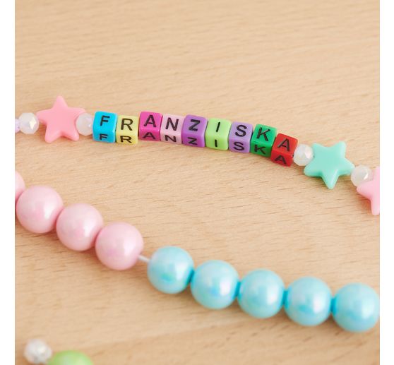 Glass cut beads round, 6 mm