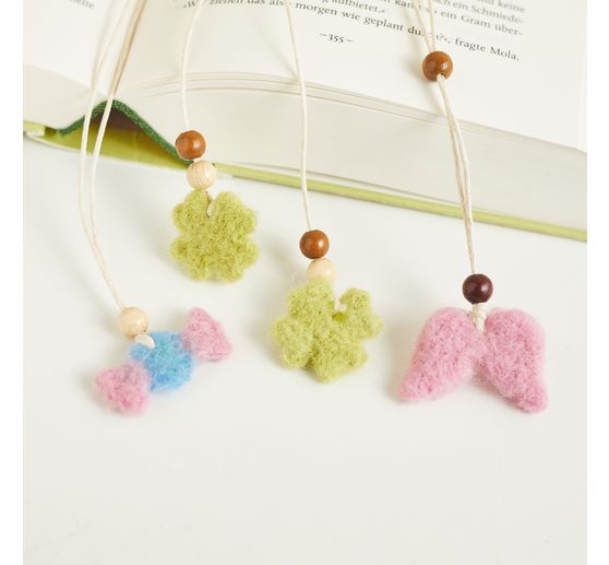 VBS Felting wool "Assorted", 8 colors