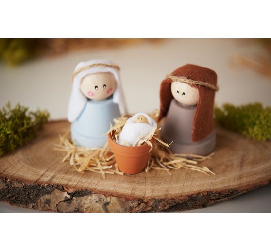 Perles en bois VBS « Ø 30 mm »