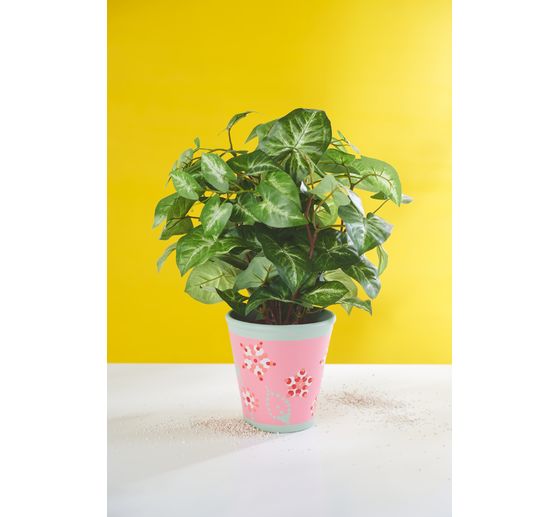 Pots terre cuite, bords arrondis, 3 pc.