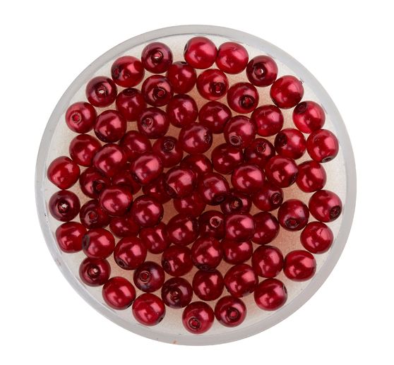Perles en verre cirées « Renaissance »