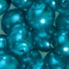 Perles en verre cirées « Renaissance », 6 mm Turquoise