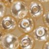 Perles en verre cirées « Renaissance », 6 mm Crème