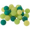 Mélange de perles polaris, 10 mm, 30 pc. Vert