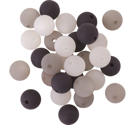 Mélange de perles polaris, 10 mm, 30 pc.