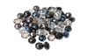 Perles toupies en verre, 12 mm