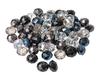 Perles toupies en verre, 12 mm