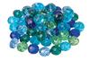 Perles toupies en verre, 12 mm