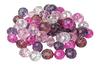 Perles toupies en verre, 12 mm