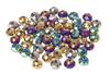 Perles toupies en verre, 12 mm