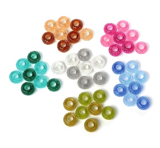 Perles à gros trou « Sunshine »