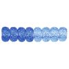 Perle à gros trous « Sunshine , set de 8, env. 12 x 6 mm Camaïeu Bleu lavande