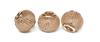 Perles grillage à gros trou, 3 pc., env. 12 x 10 mm