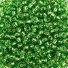 Rocailles Miyuki silverlined peridot