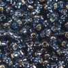 Rocailles Miyuki silverlined bl. diamond