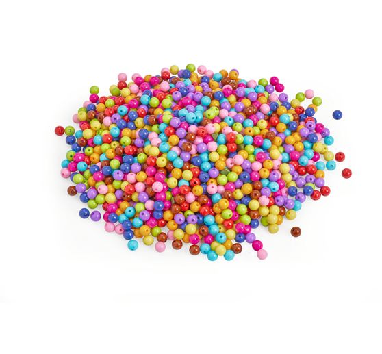 Perles VBS « Multicolore opaque », 500 g